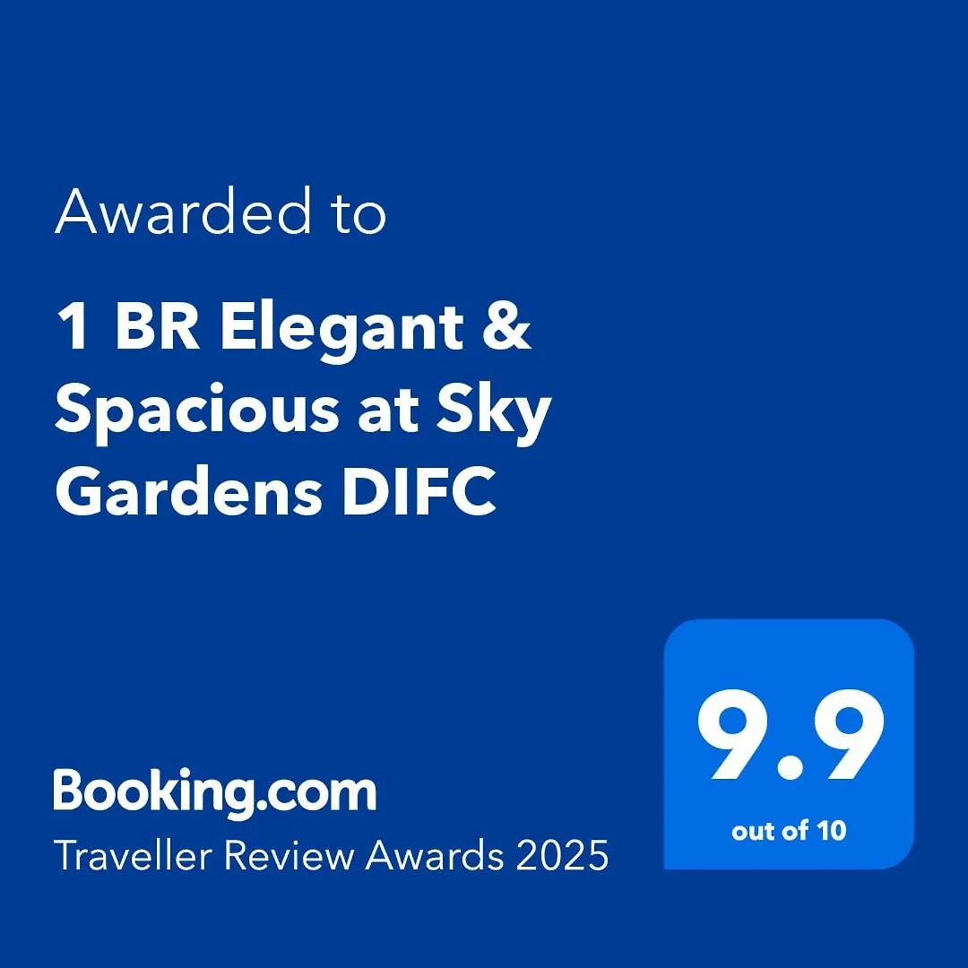 1 Bedroom Elegant & Spacious At Sky Gardens Difc contacts